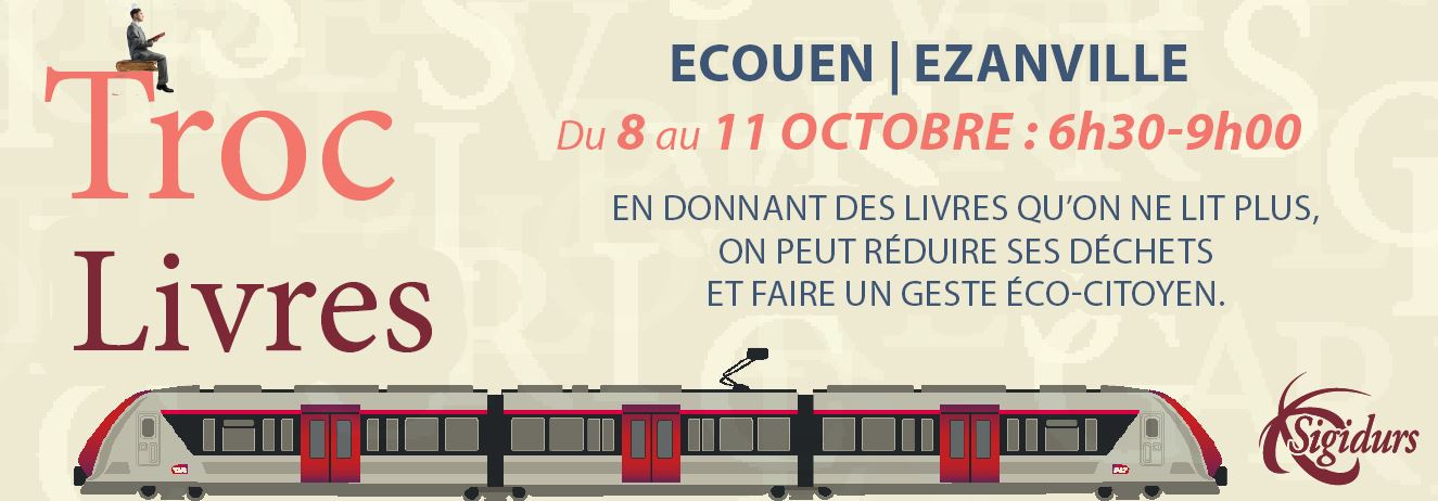 troc livre en gare ecouen-ezanville