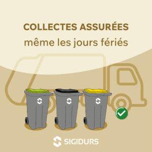 Lire la suite à propos de l’article Jours fériés = collectes assurées