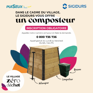 Lire la suite à propos de l’article Venez récupérer votre composteur